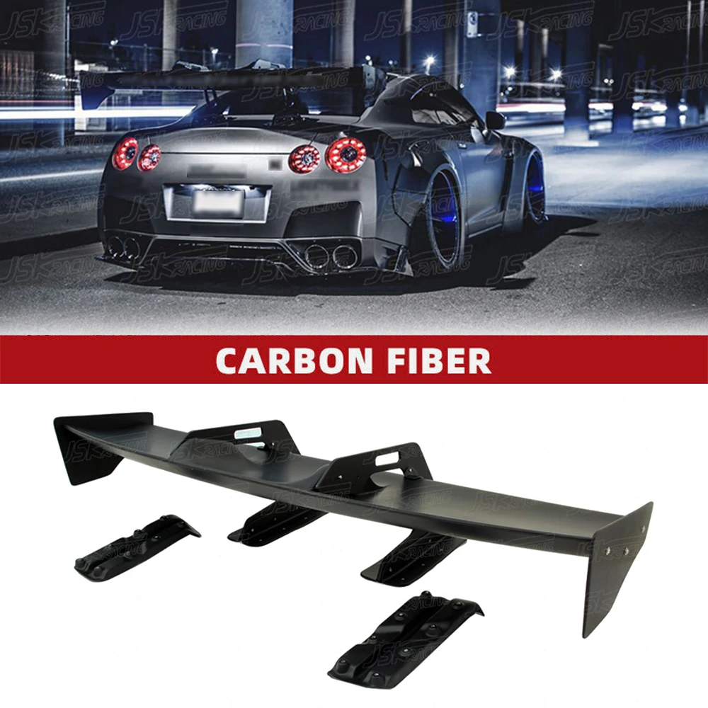 L P Style Glass Fiber Gt Spoiler For Nissan Gtr R35 2008-2016