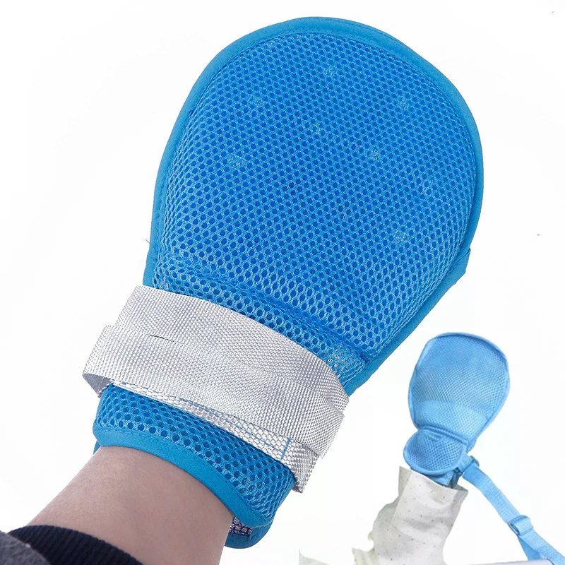 1Pc Medical Safety Restraint Glove Detachable For Bedridden Patients Anti-Fall Hand Restraint Protector Elderly Anti-Scratch