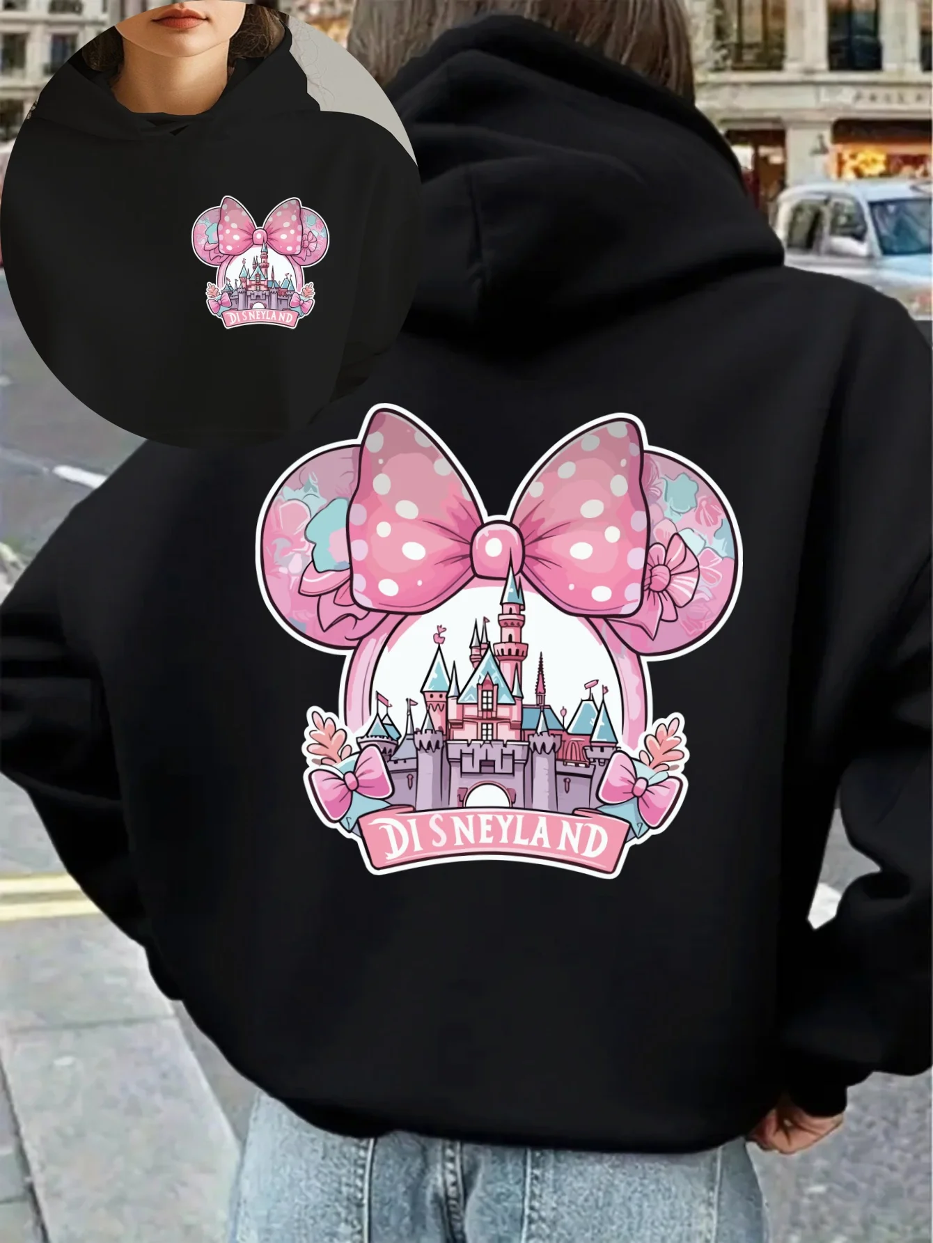 

Толстовки с Микки Маусом Disney, модная уличная одежда большого размера, толстовки унисекс, осенне-зимние флисовые повседневные универсальные толстовки