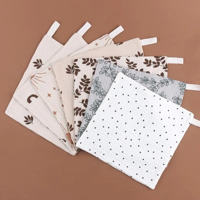 

M76C Saliva Towels Facecloth Handkerchief Cotton Baby Wiping Towel Soft Nursing Towel