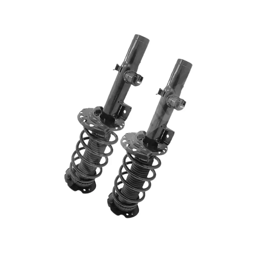 Pair Front Shock Strut Assys w/Adaptive Control For Jaguar E-Pace X540 2017-2024