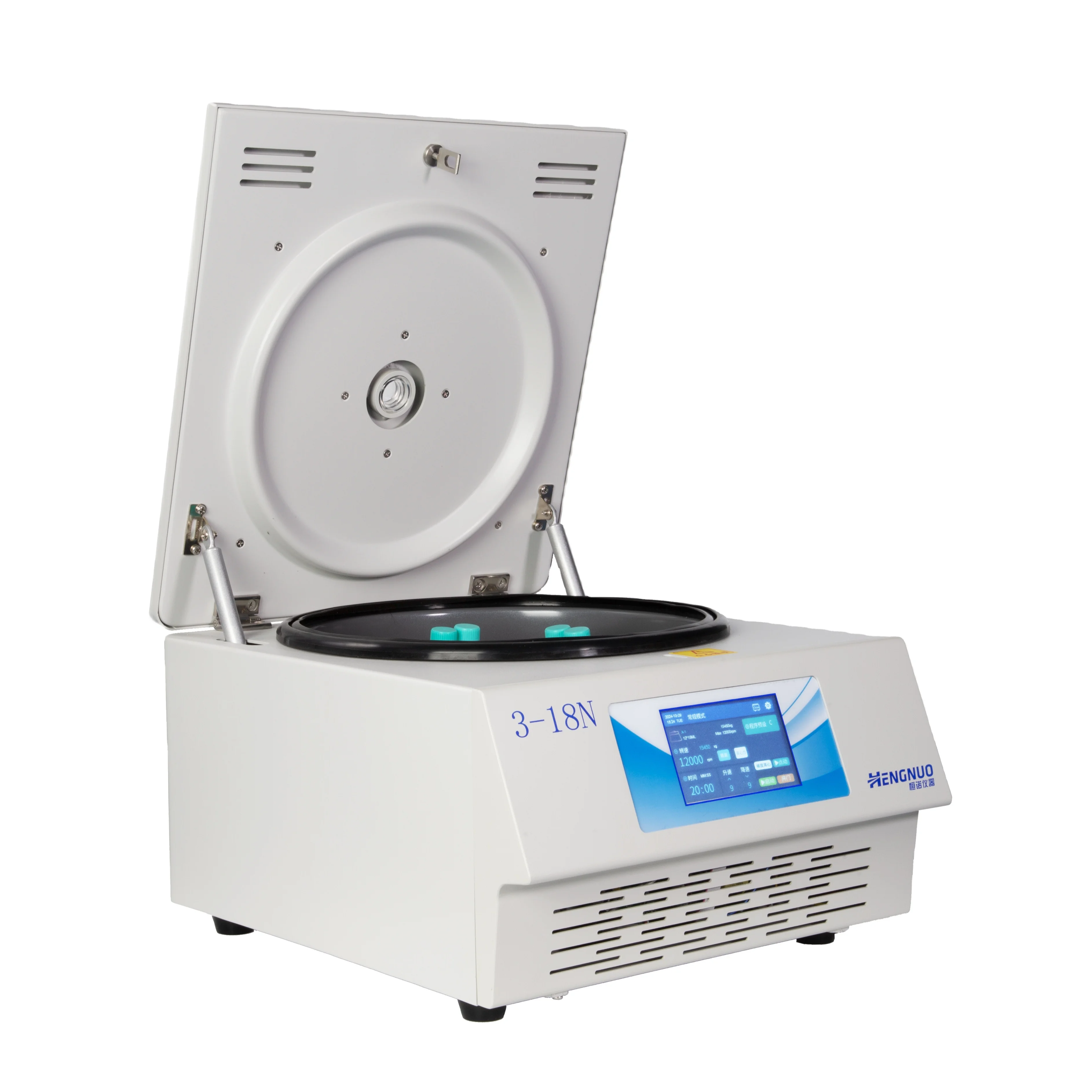 Centrífuga de laboratorio de mesa de alta velocidad 3-18N con rotor de disco oscilante de 8*15ml máquina centrífuga de rotor de disco oscilante