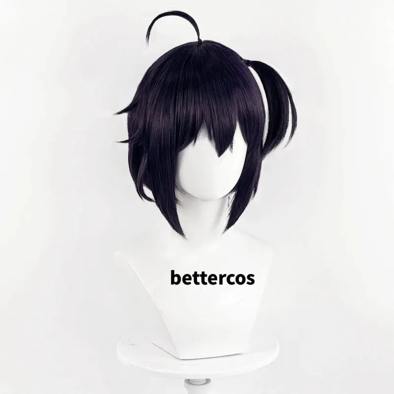 

Takanashi Rikka Cosplay Anime Love, Chunibyo & Other Delusions Purple Black Heat Resistant Synthetic Hair Wigs b;3's,6.e;