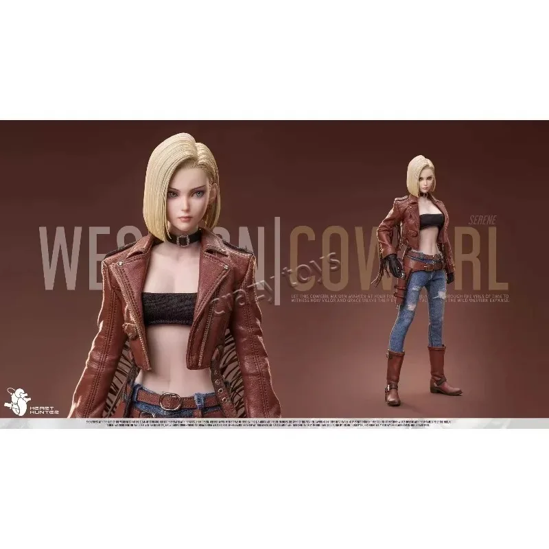 

In Stock HEART HUNTER Western Cowgirl Blonde 1/6 Scale Movable Eyes Female Soldier Doll Gift Collection