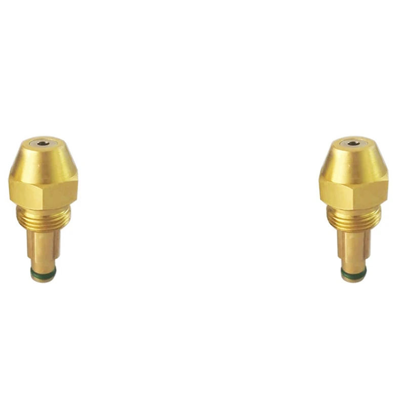 

2X Waste Oil Burner Nozzle Oil Mist Nozzle Air Atomizing Nozzle Oil Burner Jet Siphon Full Cone Oil Nozzle, 1.0Mm