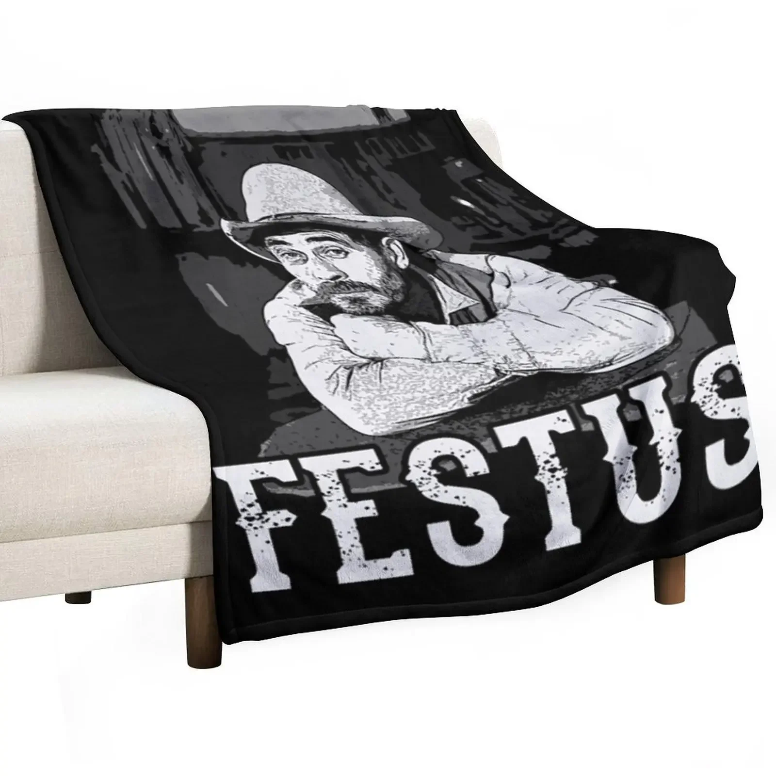 

Gunsmoke T-ShirtFestus from Gunsmoke Throw Blanket Personalized Gift Fashion Sofas Single Comforter Blankets