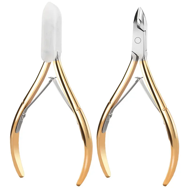 1Pc  Stainless Steel Cuticle Nipper D501 - Professional Nail Care Tool