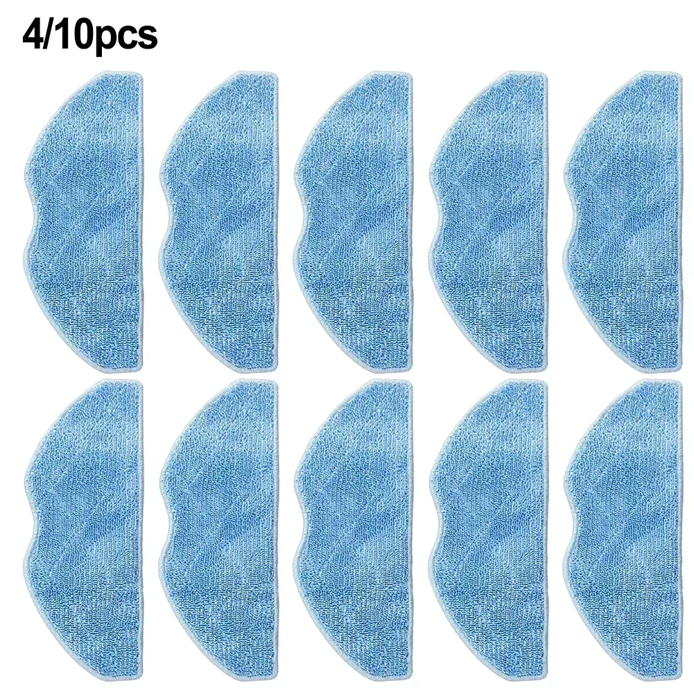 4/10pcs Mop Cloths For Tefal For X-Plorer Serie 75 S+ Robot Vacuum Cleaner Household Cleaning Replacement Accessories