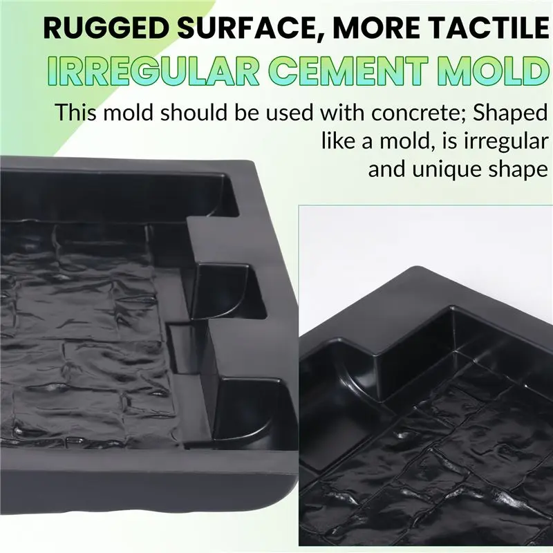 Irregularly Cement Mold Plastic Brick Stone Concrete Mould Garden Path Stone Pillar Mold Stepping Decorative Fence Top-Rated