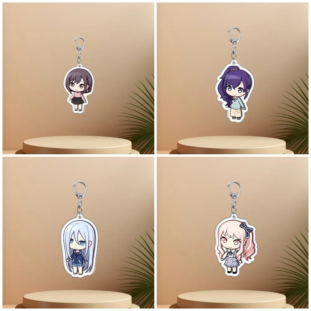 

DIY Acrylic Key Chain Decoration Pendant for Yoisaki Kanade Akiyama Mizuki Shinonome Ena Asahina Mafuyu Anime Peripheral