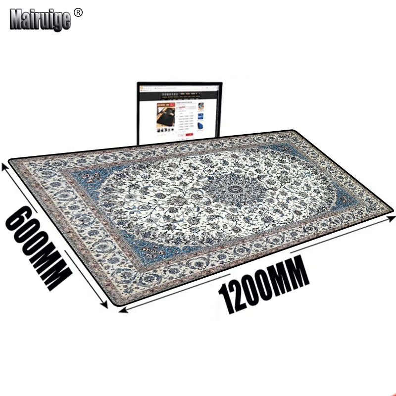 

Persian Rug Large Mouse Pad Desk Protector Table Mat Mousepad Xl Gaming Pc Office Accessories Game Mats Dropshipping Mouse Mats