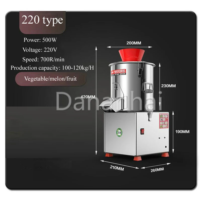 Heavy Duty Meat Grinder Commercial Electric Food Chopper Efficient Vegetable Filling Crushing Machine