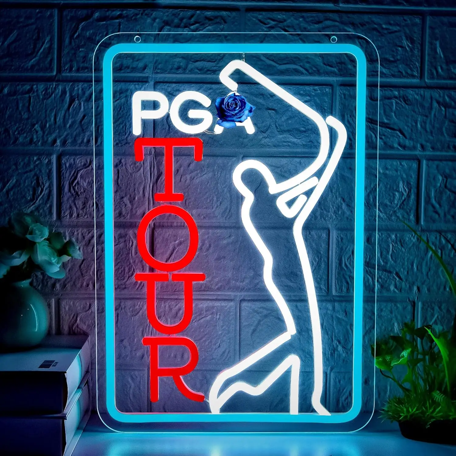 

Golf Neon Sign Art Wall Light USB LED Neon Light for Club Gym Bar Gaming Room Bedroom Decoration Sports Fan Gift Night Light