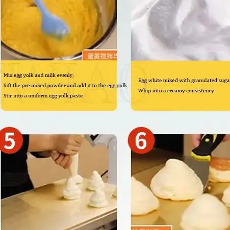 

Double Plate Fluffy Souffle Machine 110v 220v Electric Souffle Machine Kitchen Equipment