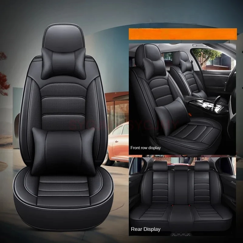 

WZBWZX Universal leather Car Seat Cover for CHANA all models CS35 Alsvin Benni CX20 CS75 CX30 CS15 CS95 CS55 car accessories