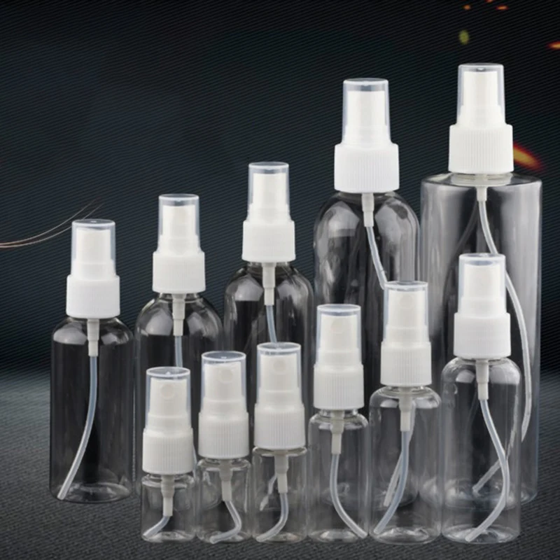 1 Pc Portable Transparent Plastic Spray Empty Bottle Perfume Liquid Spray Mini Bottle