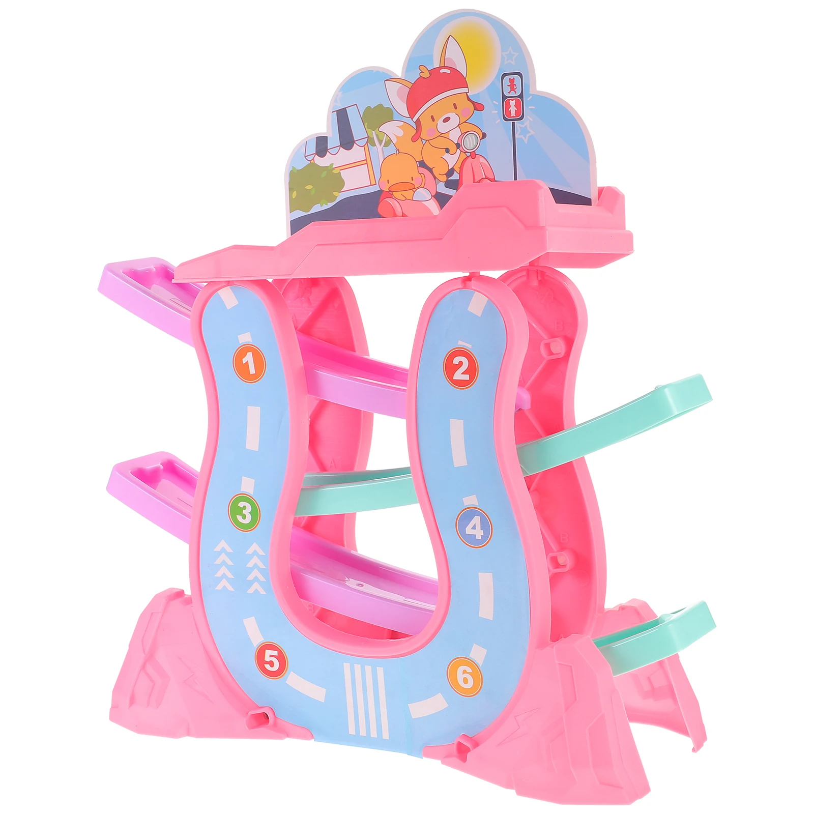 

1Set Track Car Gliding Set Educational Interactive Plaything Childhood Early Learning Home Activity Track Car Gliding Toy