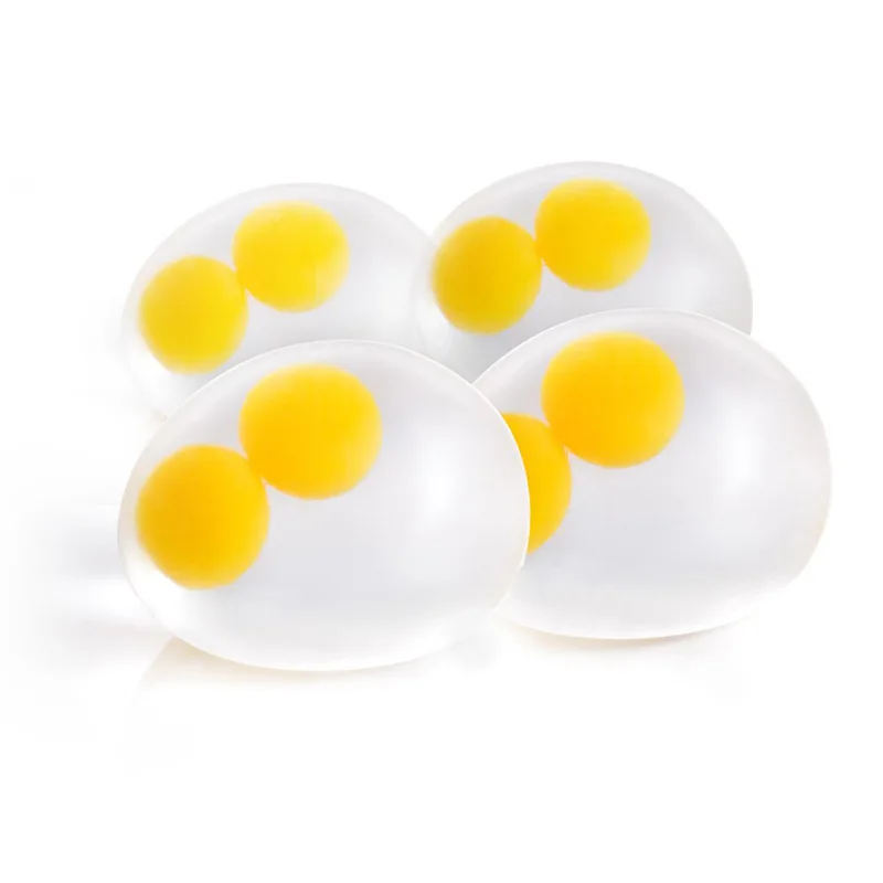 squishy egg yolk Anti Stress Reliever Fun Gift Yellow Lazy Egg Joke Toy Ball Egg Squeeze Funny Toys AntiStress