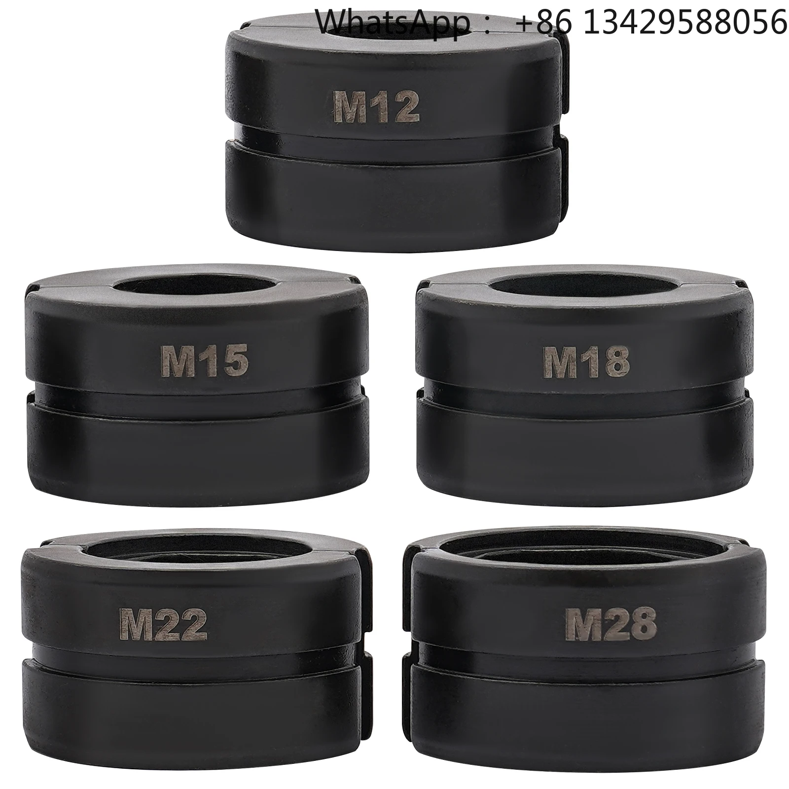 

Prensa de tubos para prensar mandíbulas con 5 moldes M para prensar tubos de cobre M12-M28