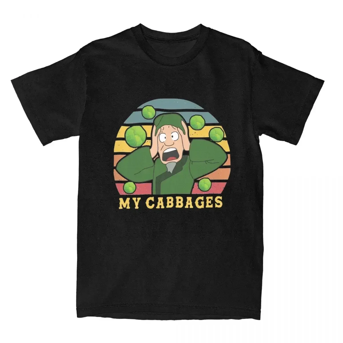 Men's T-Shirt My Cabbages The Last Airbender Funny 100% Cotton Tee Shirt Short Sleeve Cartoon T Shirt O Neck Tops