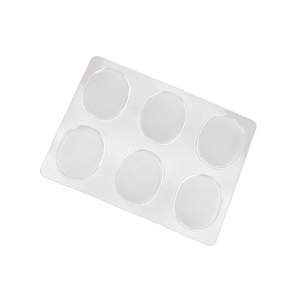 18pcs Transparent Small Round Cushions For Men Women Heel Grips Protector Anti-Blister Foot Care Tool Heel Pads Feet Pads For