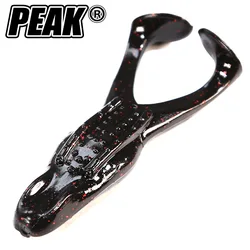 PEAK Floating Frog Topwater Lure Silicone Thunder Fishing Lure Double Propeller Soft Bait Artificial Wobbler For Fishing