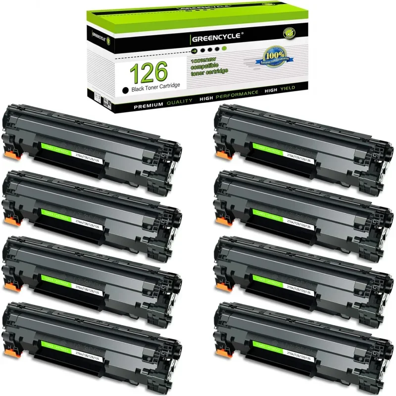 Toner Cartridge Replacement Compatible 126 CRG-126 CRG126 3483B001 use in ImageClass LBP6200d, and LBP6230dw Wireless