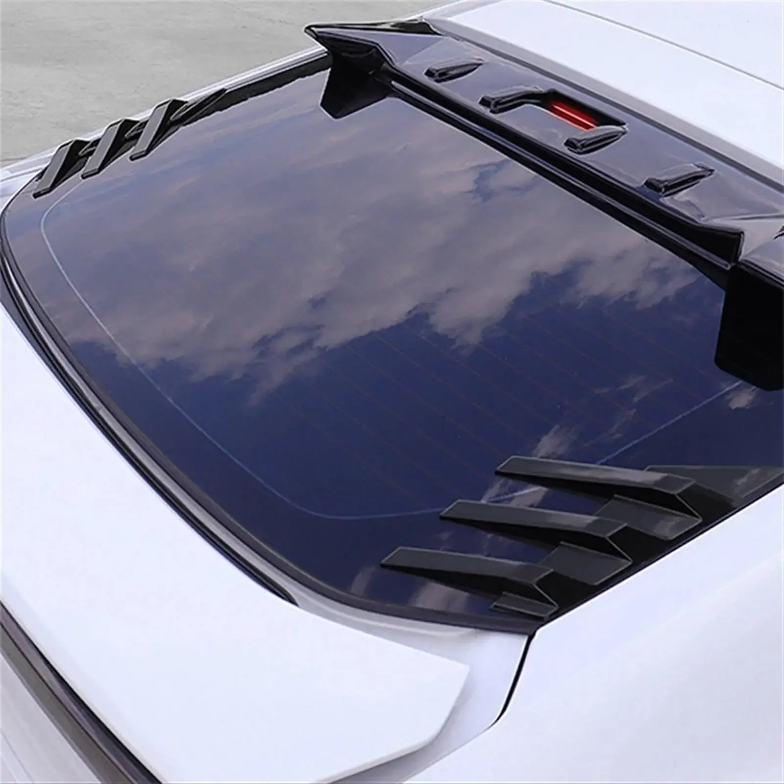 Rear Windshield Side Spoiler Side Vents Decoration General Window Louvers Universal Exterior Decorative Rear Wing  Accessories