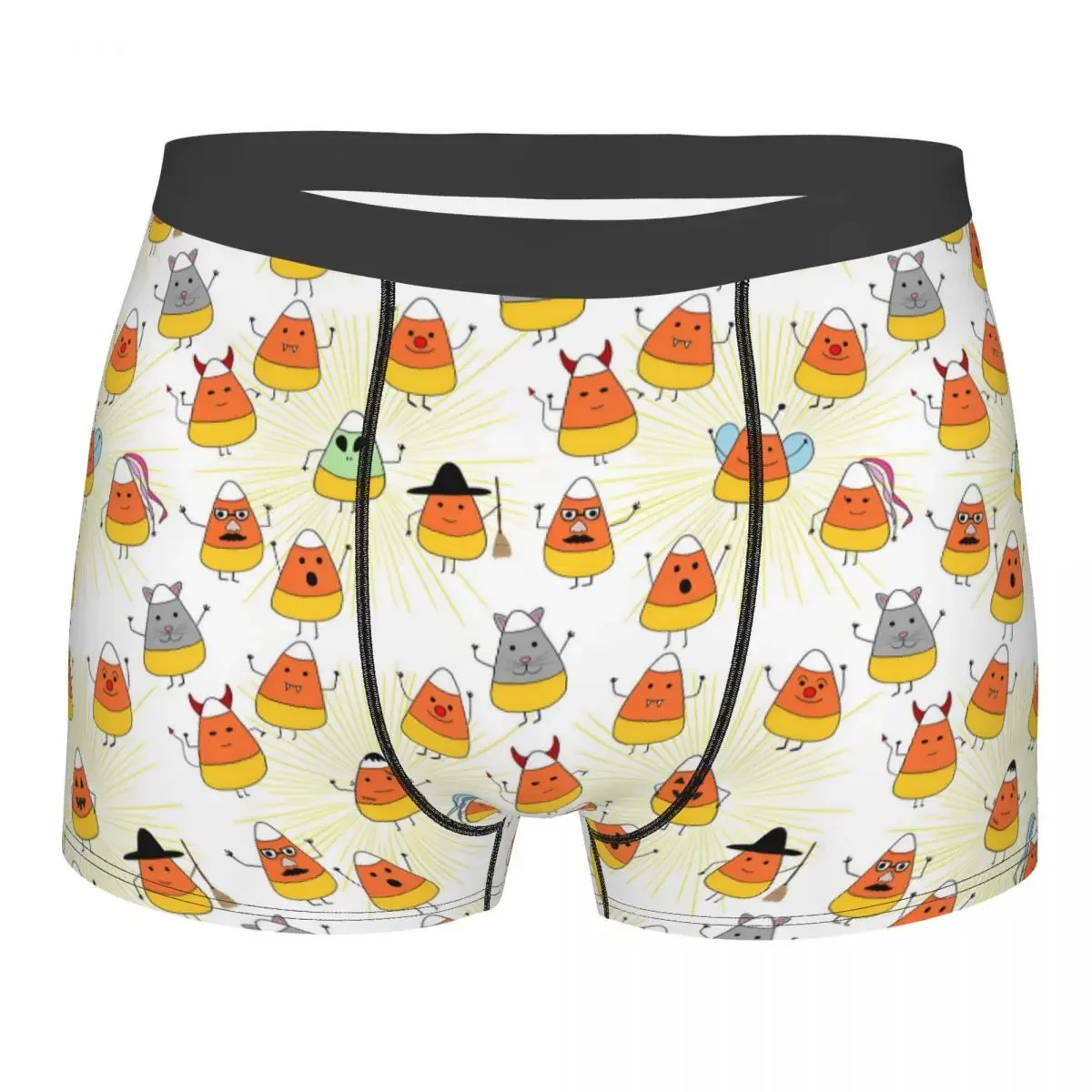 

Модные детские боксеры Candy Corn Happy Halloween, шорты, мужские трусы, удобные трусы, нижнее белье