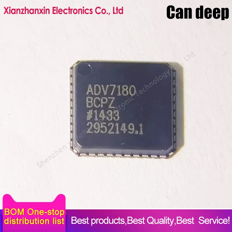 1pcs/lot ADV7180BCPZ AD7180 LFCSP-40 Video decoder chips in stock