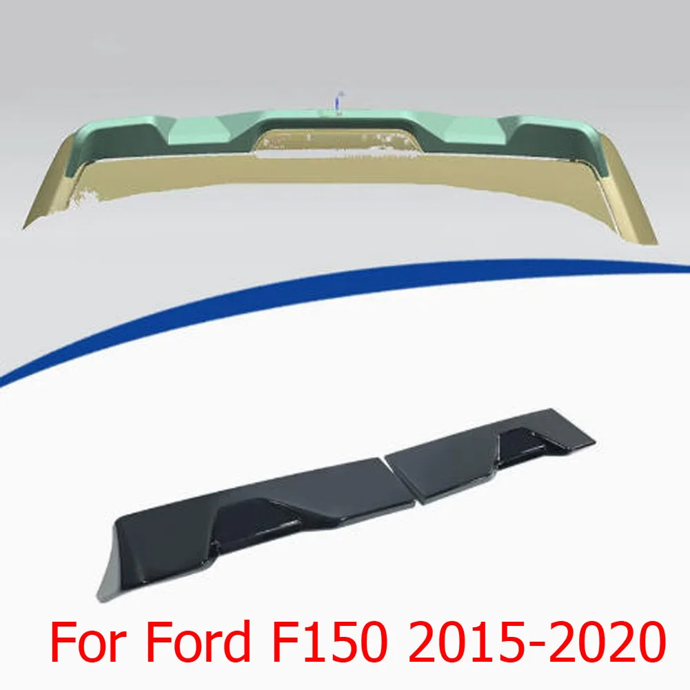 Car Rear Roof Wing For Ford F150 2015-2020 High Quality ABS Spoiler Glossy Black Body kit Plastic Exterior Accessories