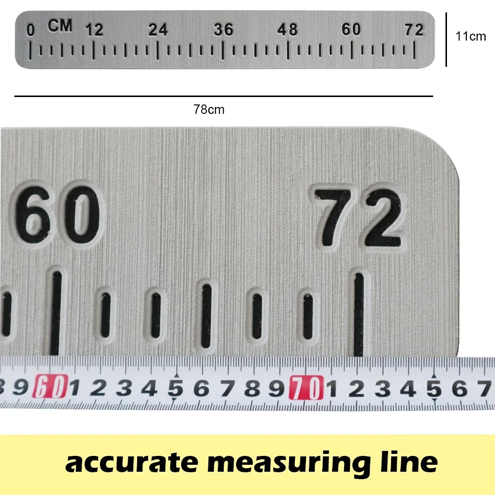 KXKZREN Foam Boat 72cm Fish Ruler Self Adhesive Backing Easy to measure Tool for Fishing Boats Accessories Yacht Cooler Kayak