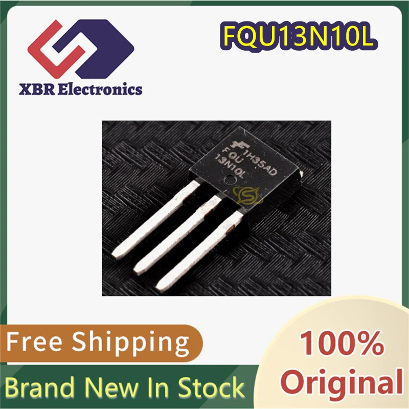

(10/50 pieces) FQU13N10L 13N10L 10A/100V TO-251 MOSFET Genuine brand new original product In stock Free shipping