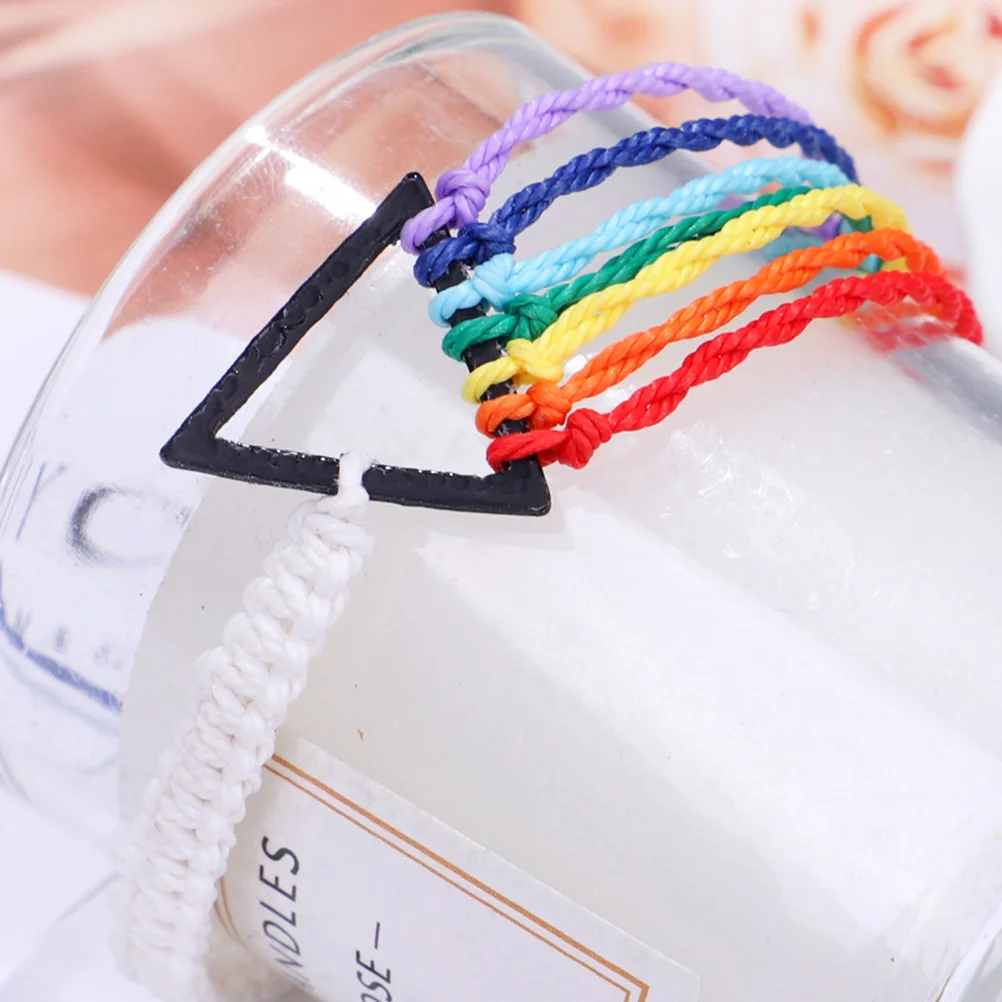 

Waterproof Wax Wire Rope Bangle Bracelets for Women Statement Couples Trendy Boho Nationality Colorful