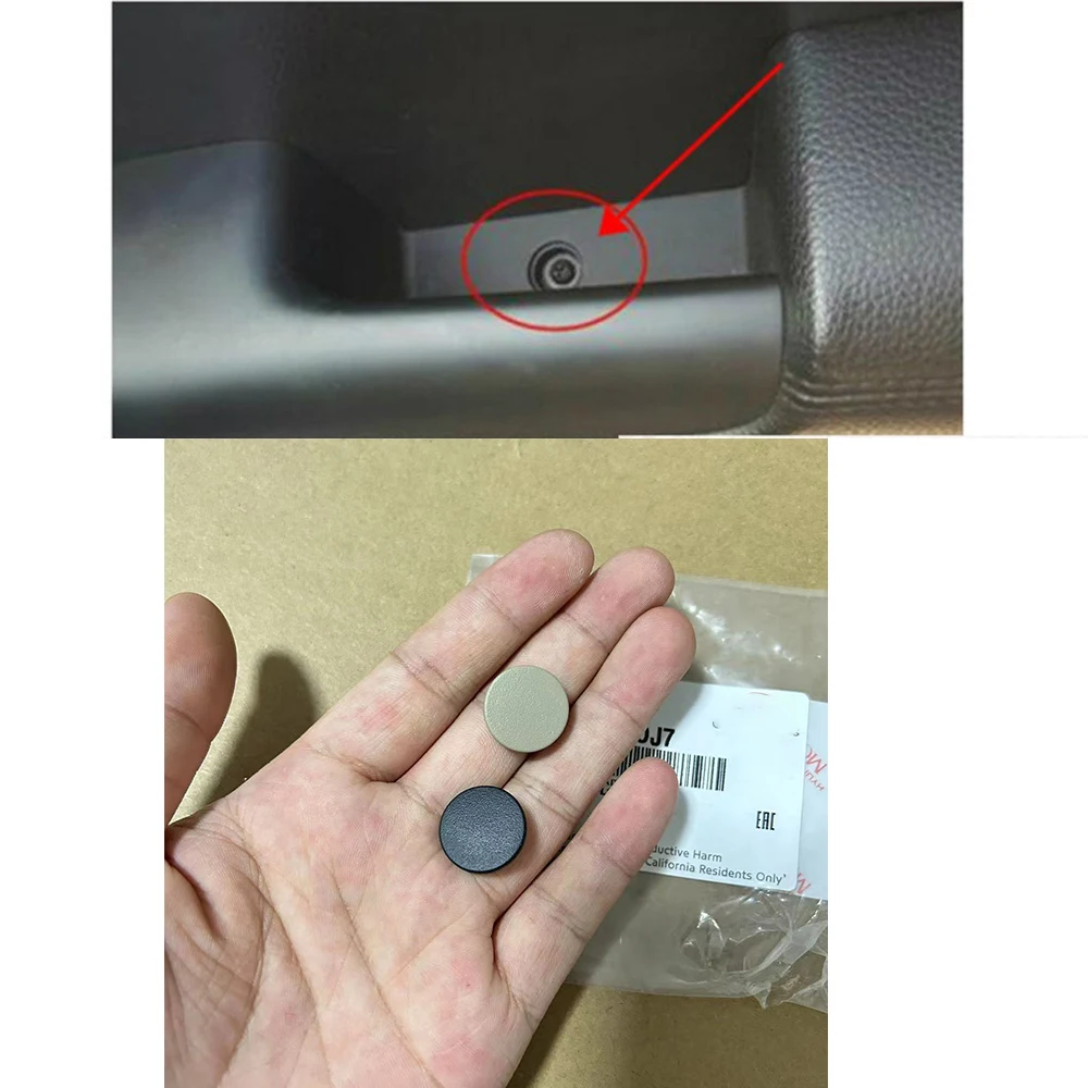 For KIA Borrego Sorento Door Handle Screw Cover, Front and Rear Door Screw Trim Cover