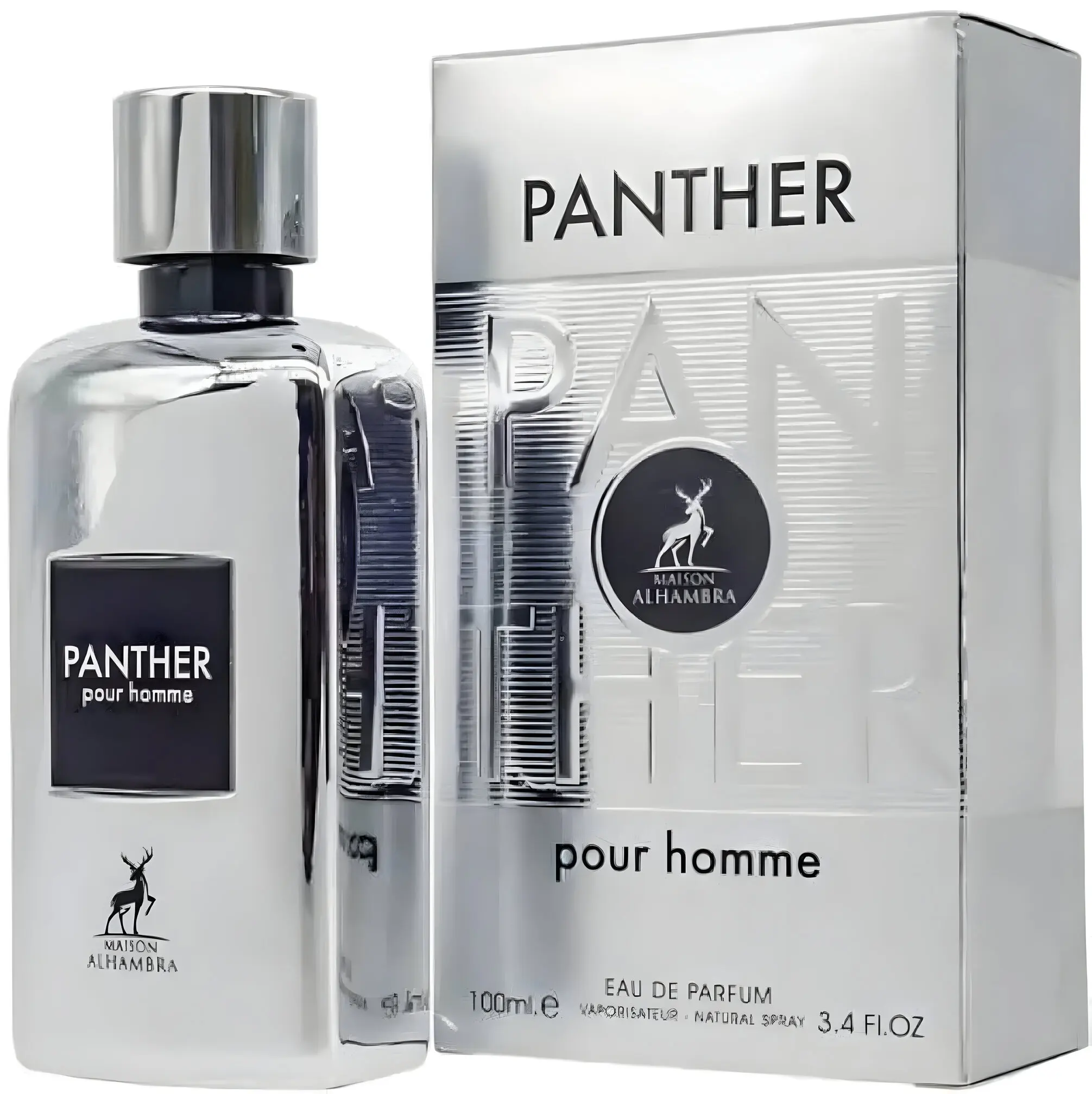 PANTHER POUR HOMME Maison Alhambra Perfume Para Hombre ORIGINAL EAU 100 ML