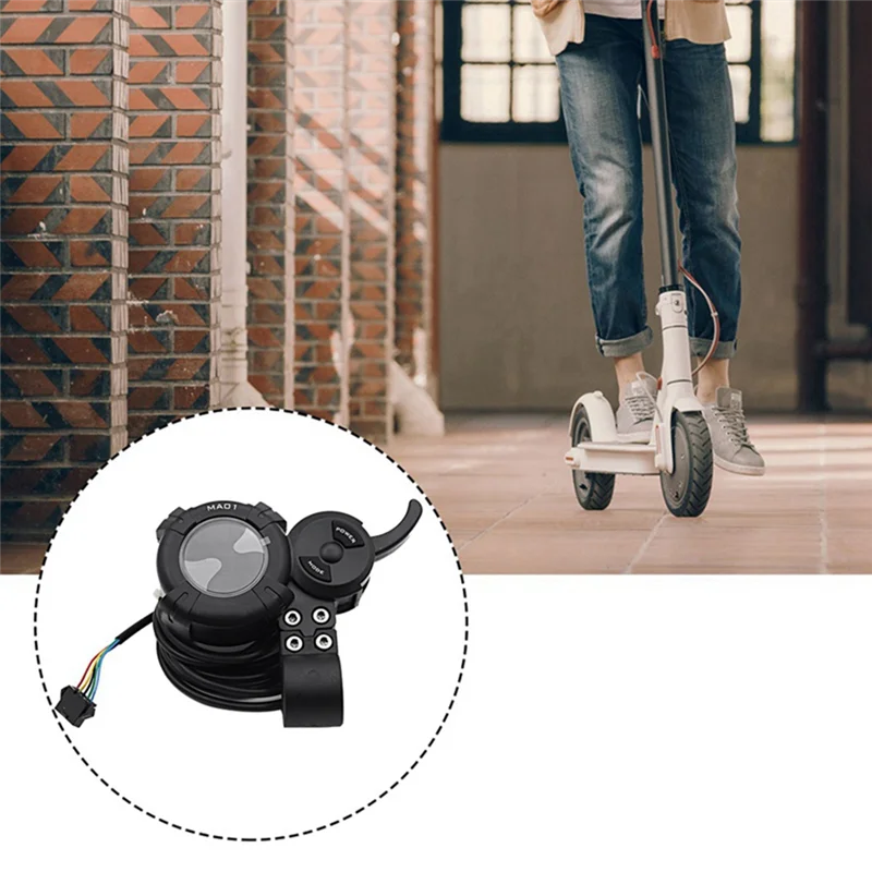 

ABAN For DAMAO MA01 Electric Scooter LCD Display Dashboard Backlight 36V-72V Knuckle Throttle Switch Electric Scooter Parts