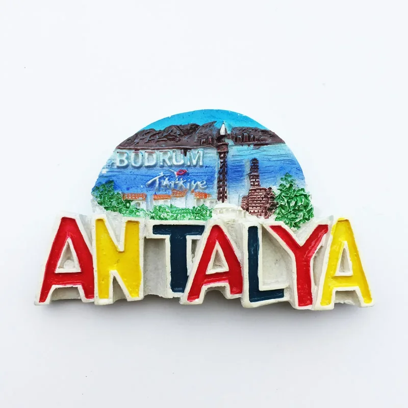 Turkey Travelling Fridge Stickers Creative Tourist Souvenirs Resin Fridge Magnets Home Decoration Wedding Gifts Magnetic Sticker