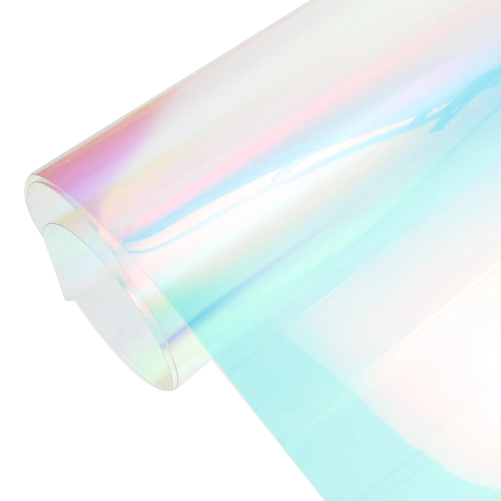 

PVC Film Fabric for DIY Iridescent Hologram Decoration Material Colored
