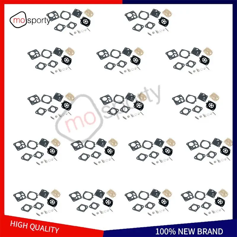 16 SET Carburetor Repair Kit For Tillotson RK-23HS RK-17HS Husqvarna 61 162 165R 265RX 268 181 272XP 2100 288 480