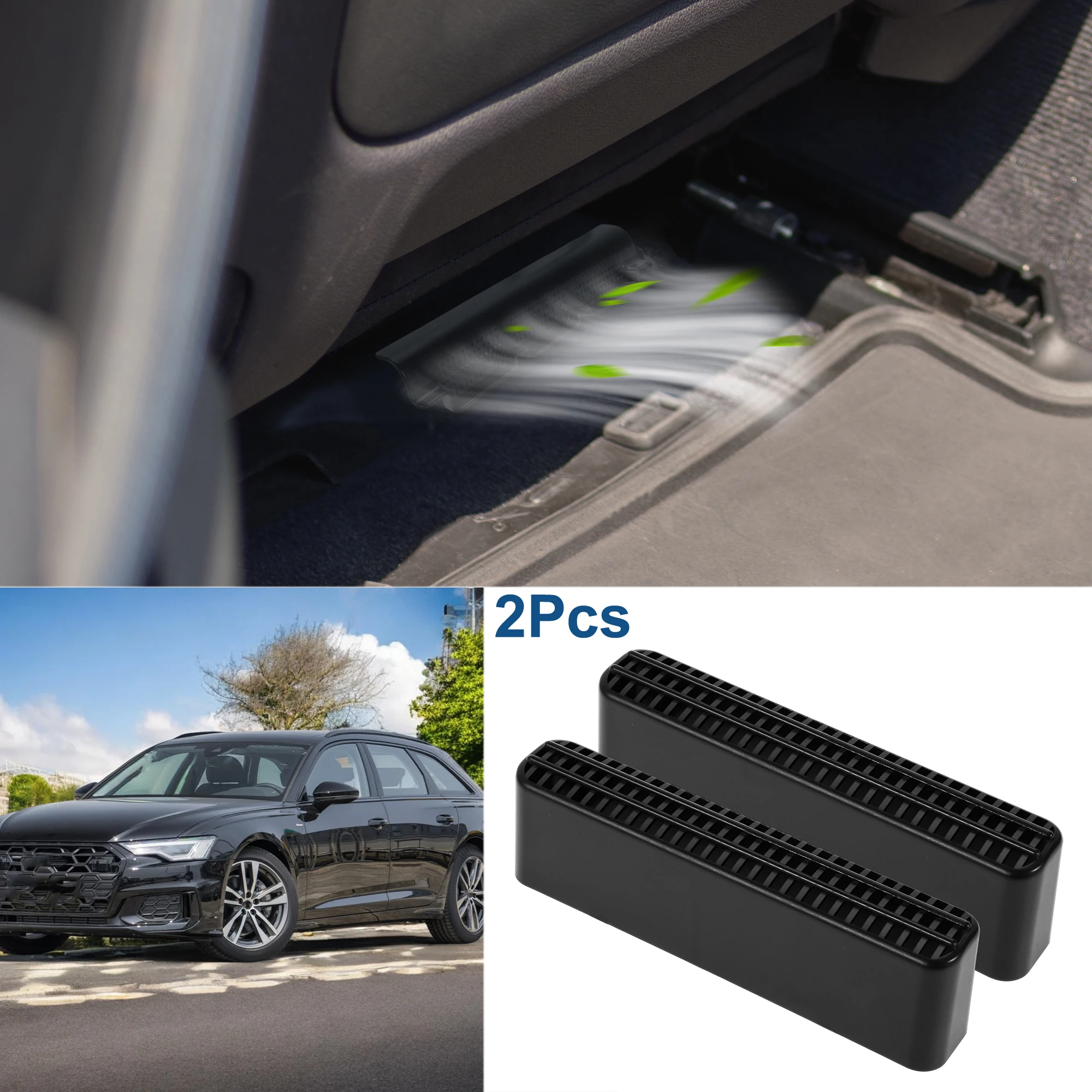 UXCELL غطاء حماية منفذ الهواء تحت المقعد لتويوتا RAV4 2019-2025 المقاعد الخلفية 2 قطعة #1