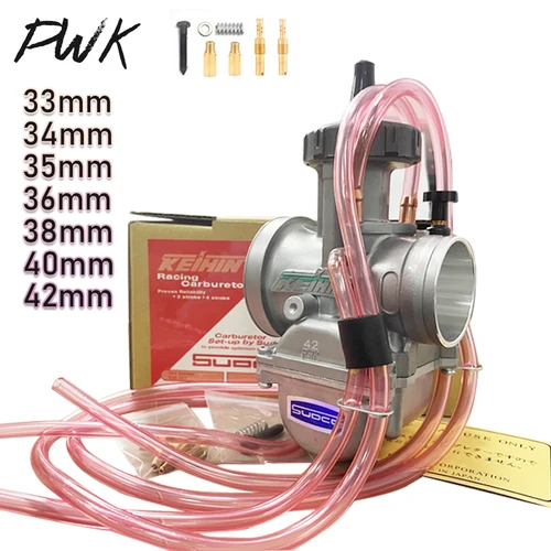 Carburador para motocicleta KEIHIN 2T 4T Scooter ATV UTV 250CC 300CC 350CC 400CC PWK 33mm 34mm 35mm 36mm 38mm 40mm 42mm