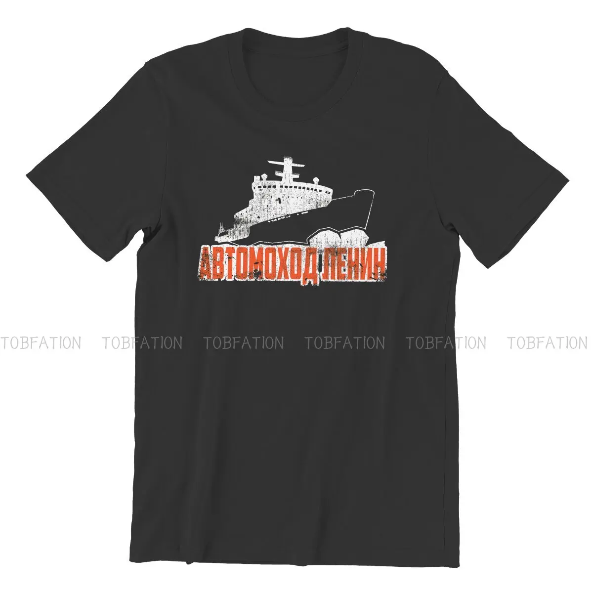 Russian USSR CCCP Original TShirts Soviet Icebreaker Vintage War Ship Retro Distinctive Homme T Shirt Funny Tops Size S-6XL