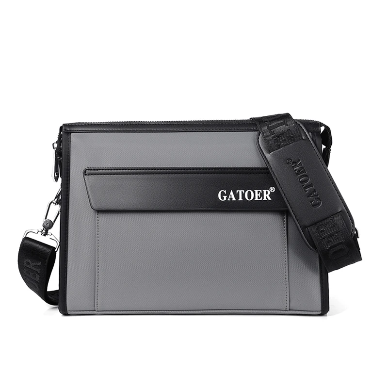

Мужская модная водонепроницаемая тканевая сумка через плечо, стильная сумка-тоут для повседневного использования