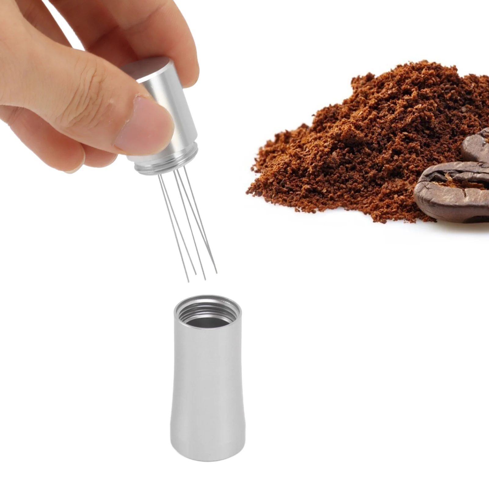 Coffee Stirring Tamper 304 Stainless Steel Needle Type Coffee Distribution Tool for Home