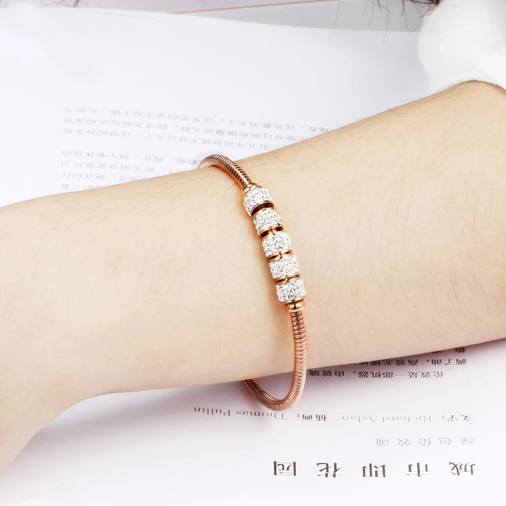 Drop shipping Fashion Woman Bracelet and Bangles With Magnetic Clasp Women Stainless Steel Bracelet Bangles Jewelry Wholesale