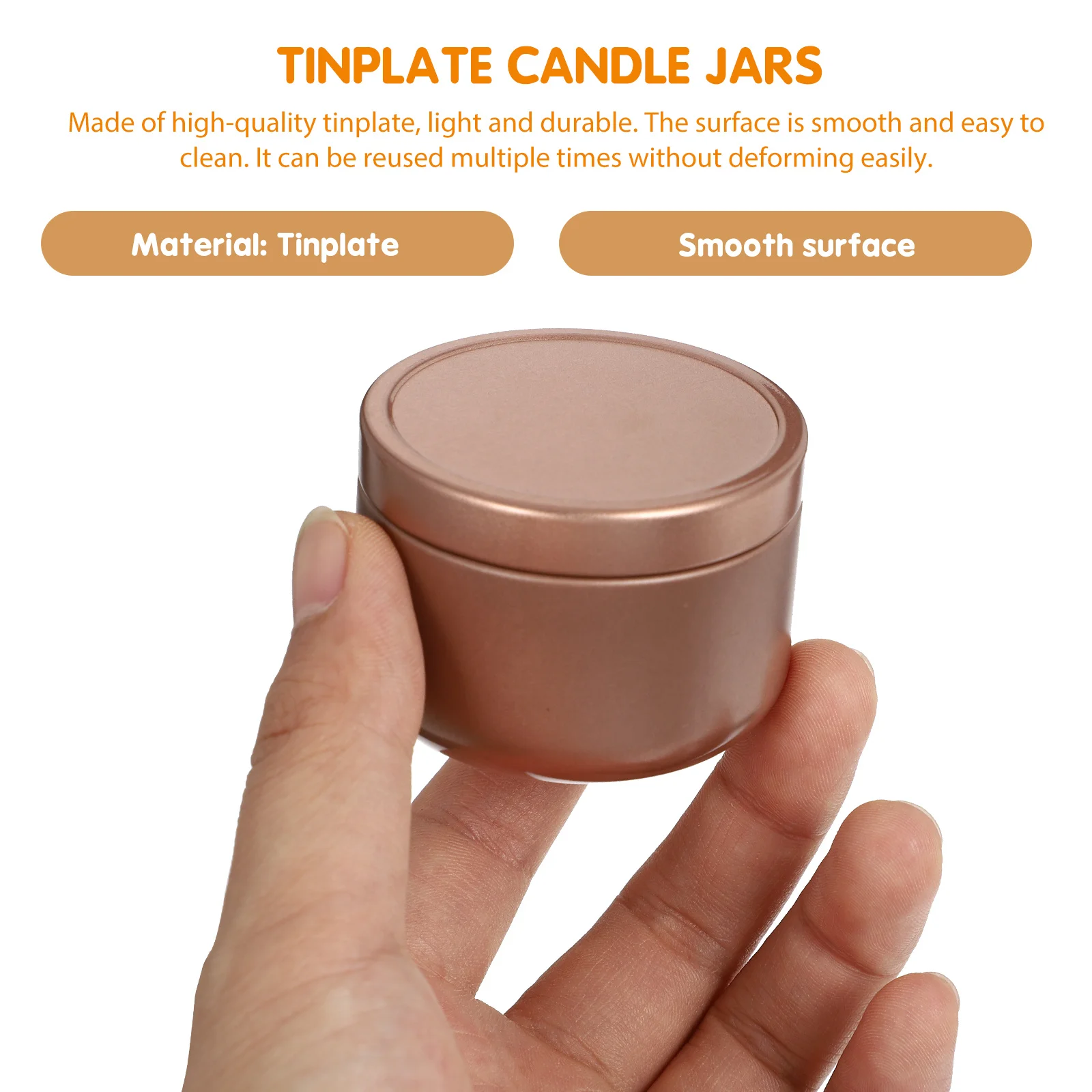 

12 Pcs Making Supplies Container for Diy Candles Boxes Storage Jars Containers