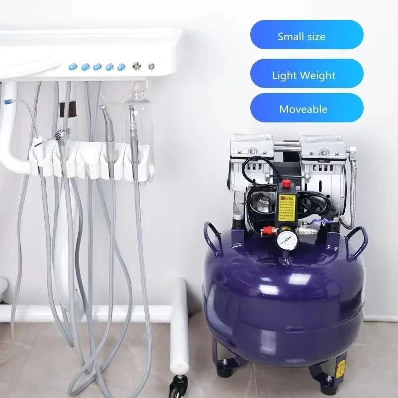 One to One Air Compressor 32L Air Tank Silent Oil Free for   Chair Unit