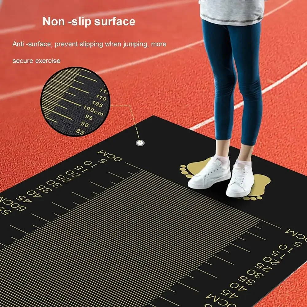 3.5mm Thick Exercise Mat for Kids and Adults - Ideal for Jump Rope Training and Long Jump Tests view 5
