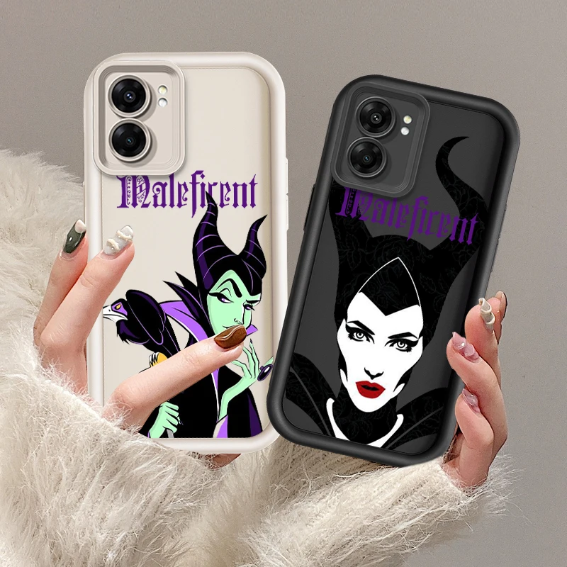 Disney Maleficent Art Eye Ladder For OPPO Find X5 X3 A58 A57 A55 A53 A54 A92 A74 A78 A98 A16 A94 A76 A72 5G Soft Phone Case